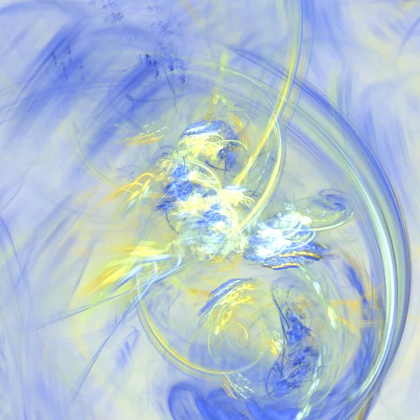 Fraktal çakıl. Soyut renkli resim