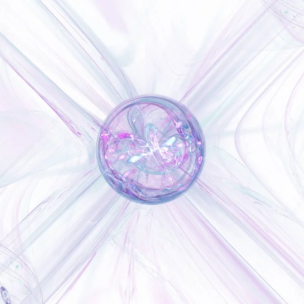 Fraktal çakıl. Soyut renkli resim