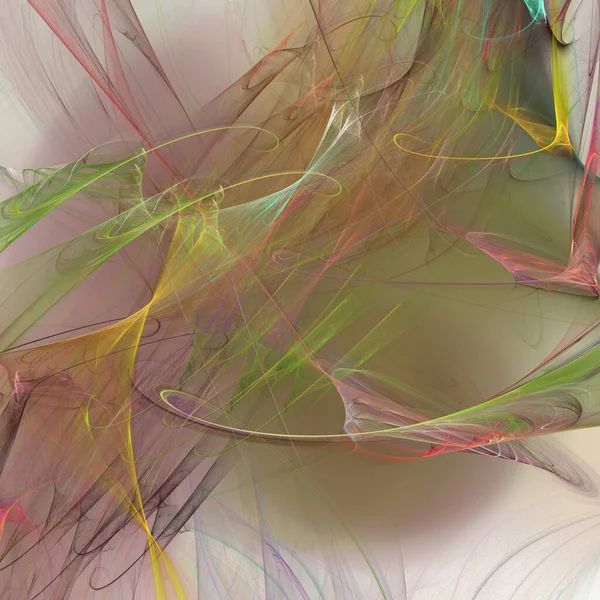 Fraktal çakıl. Soyut renkli resim