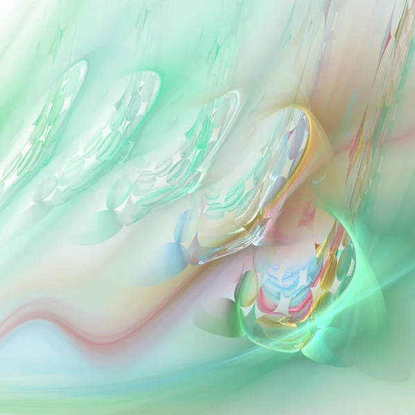 Fraktal çakıl. Soyut renkli resim