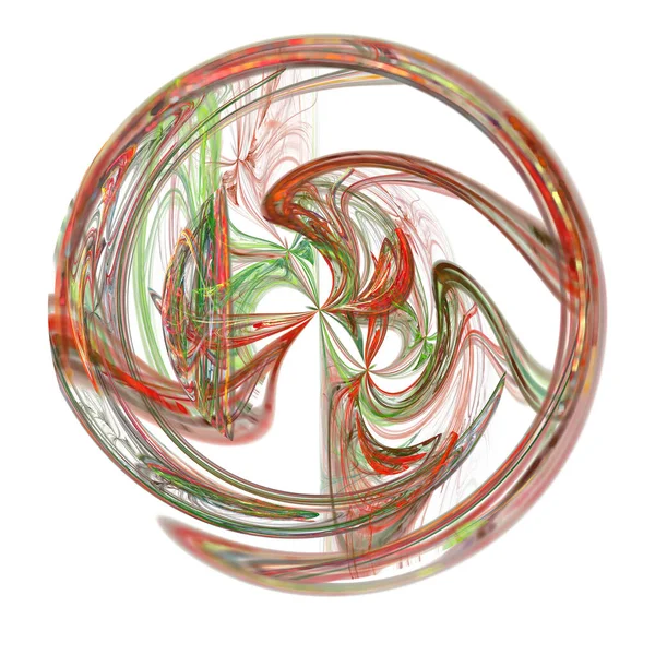 Cascalho fractal. Quadro colorido abstrato — Fotografia de Stock