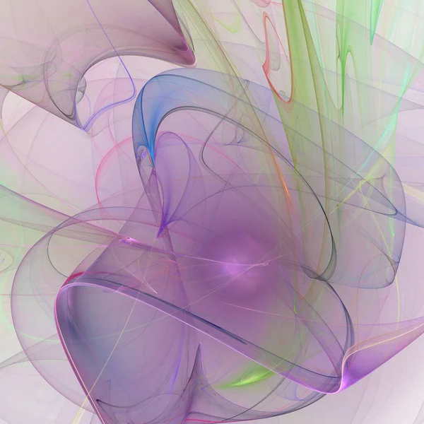 Fraktal çakıl. Soyut renkli resim