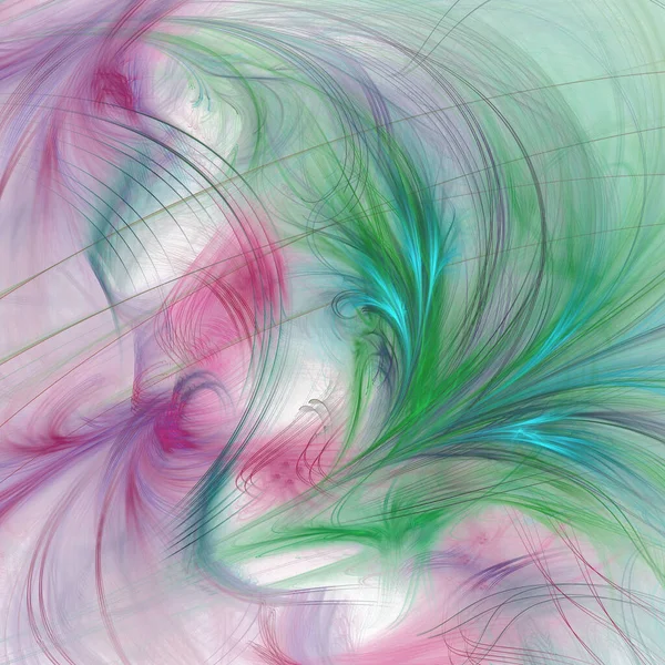 Du gravier fractal. Image colorée abstraite — Photo