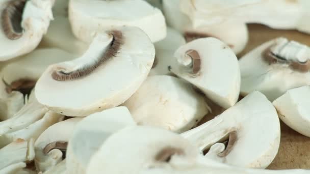 Funghi Champigny, fungo bianco — Video Stock