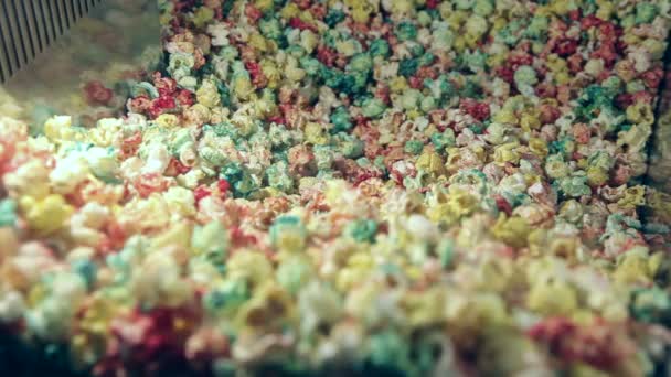 Popcorn maszyna popcornu — Wideo stockowe