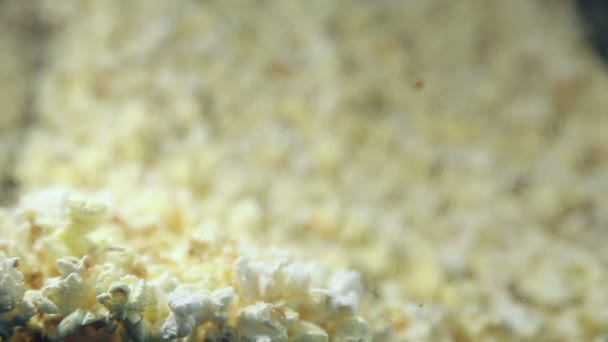 Popcorn Machine Popcorn — Stock Video