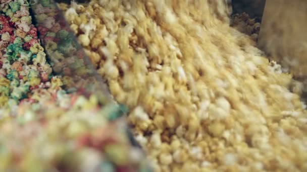 Máquina de palomitas Palomitas — Vídeo de stock