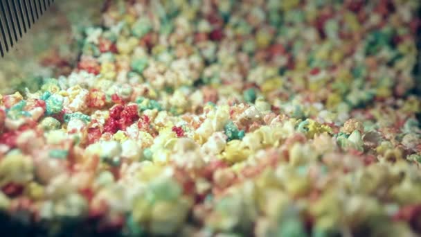 Popcorn maszyna popcornu — Wideo stockowe