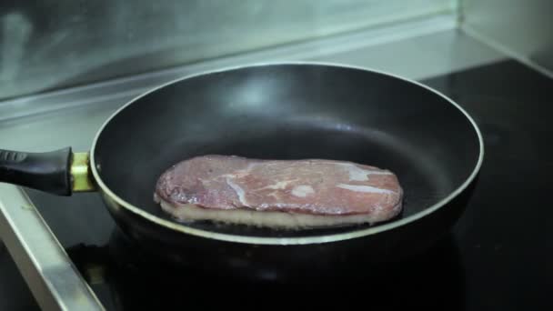 Cook pečené kachní prsa — Stock video
