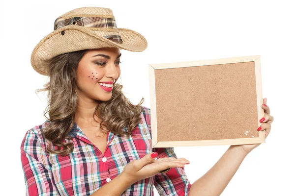 Menina para o festival de junho — Fotografia de Stock