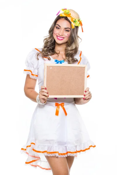 Menina para o festival de junho — Fotografia de Stock