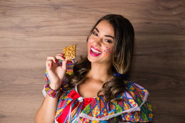 Menina para o festival de junho — Fotografia de Stock