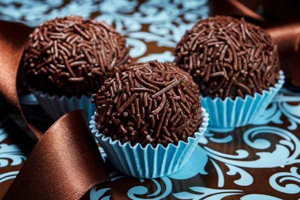 Brasilianska söt Brigadeiro — Stockfoto