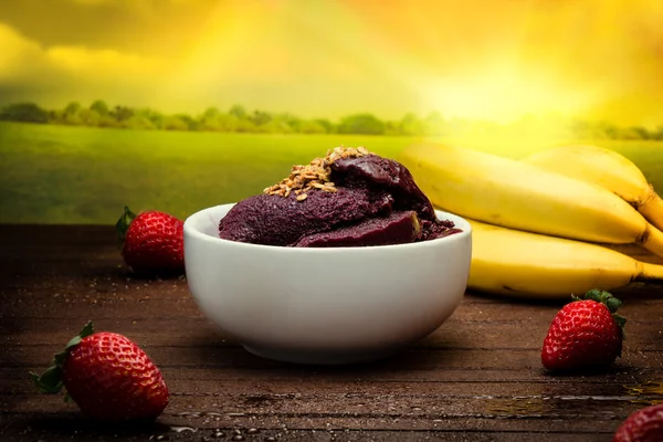 La fruta del acai amazona — Foto de Stock