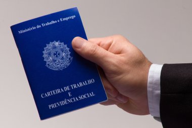 Belge için istihdam tutan el