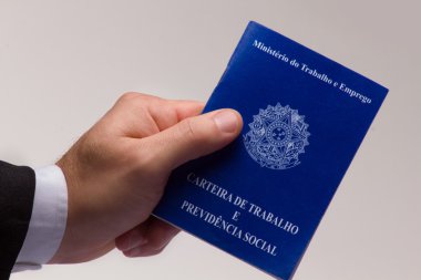 Belge için istihdam tutan el