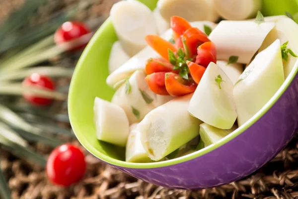 Ensalada de Corazones de Palma — Foto de Stock