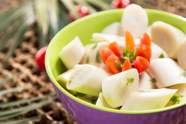 Szívek-ból tenyér saláta — Stock Fotó