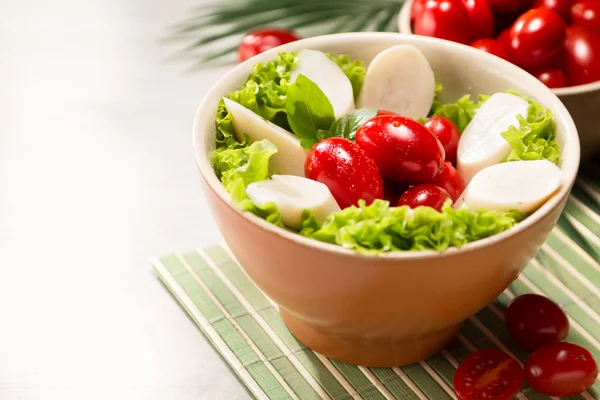 Herzen aus Palmsalat — Stockfoto