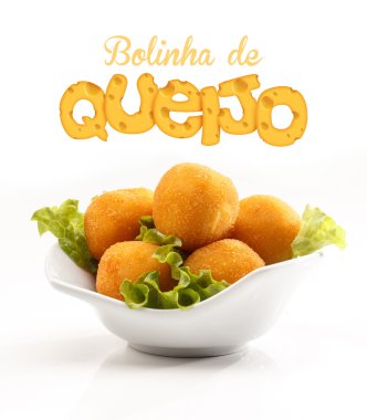 Bolinha de queijo geleneksel gıda Brezilya