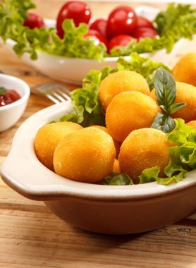 Bolinha de queijo geleneksel gıda Brezilya