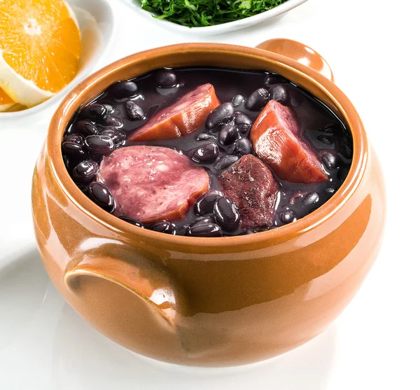 Tipik Brezilya çanak feijoada
