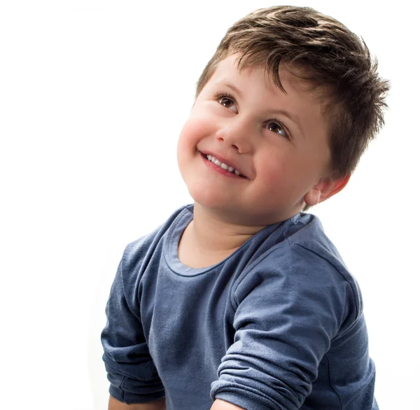 Child with look of hope — Stock Photo, Image