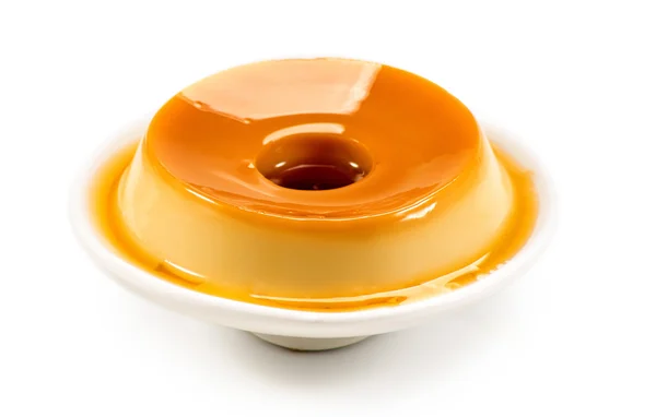 Läcker Pudding dessert — Stockfoto