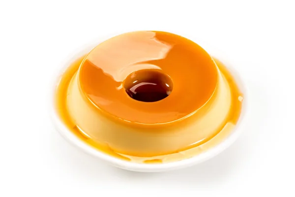 Läcker Pudding dessert — Stockfoto