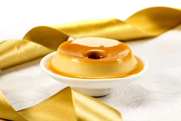 Leckeres Pudding-Dessert — Stockfoto