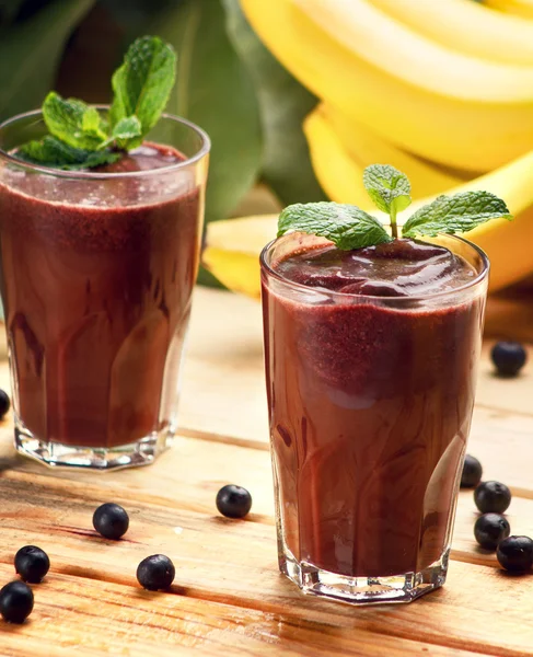 Zumo de Acai, batido de frutas súper — Foto de Stock