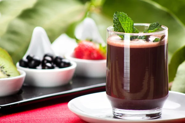 Zumo de Acai, batido de frutas súper — Foto de Stock