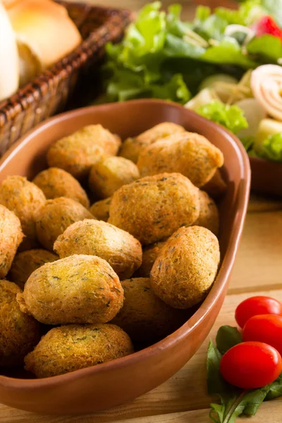 Fried croquettes close up — Stock Photo, Image