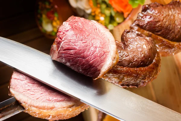 Churrasco brasileiro Picanha — Fotografia de Stock