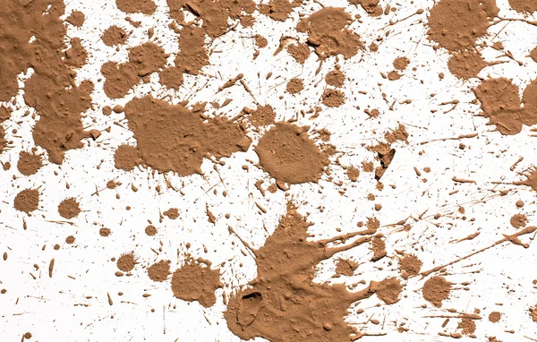 Splash of clay on white — Stock Photo, Image
