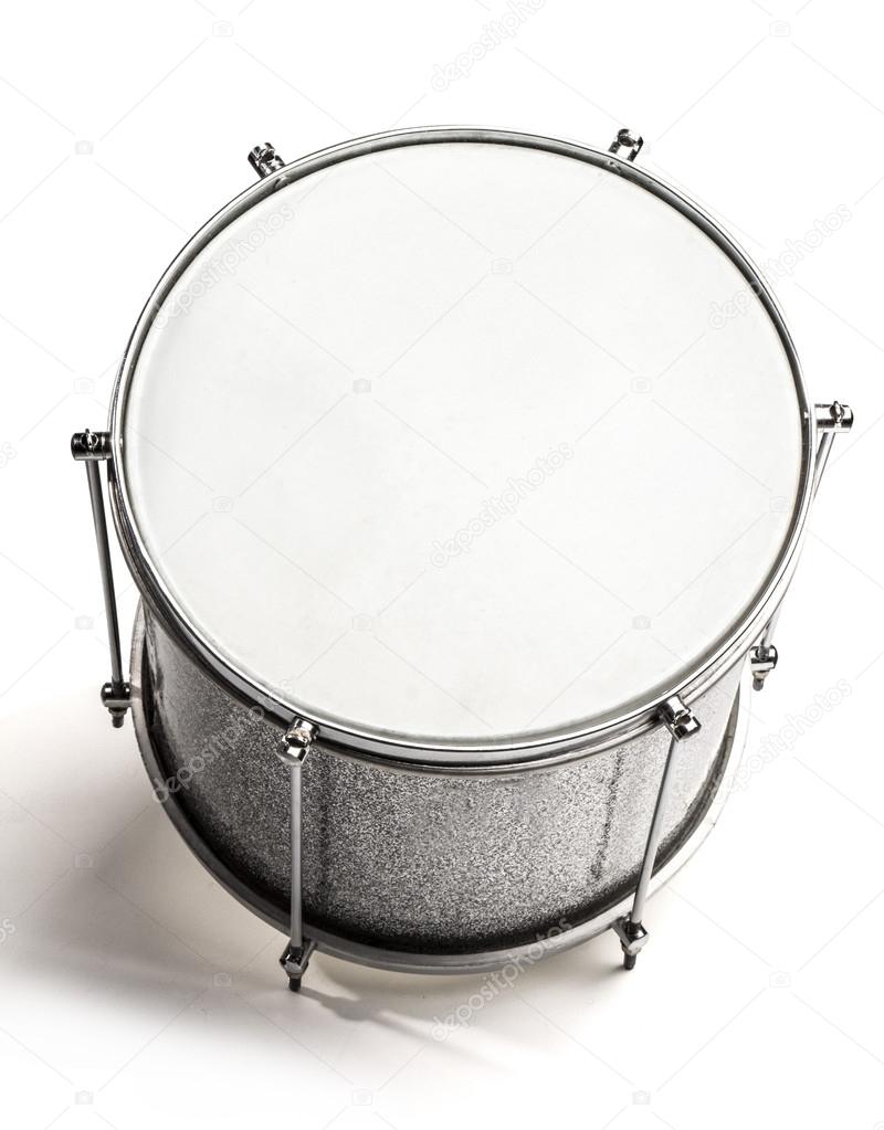 Bass drum on white