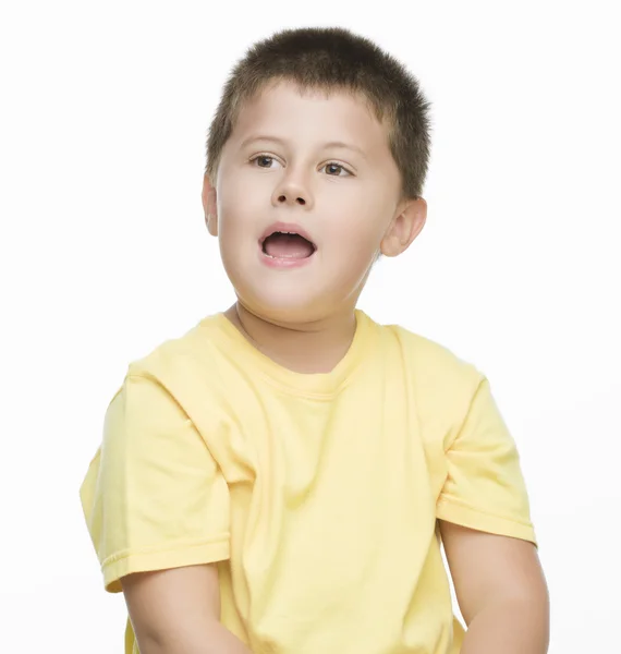 Porträt eines kleinen Jungen — Stockfoto