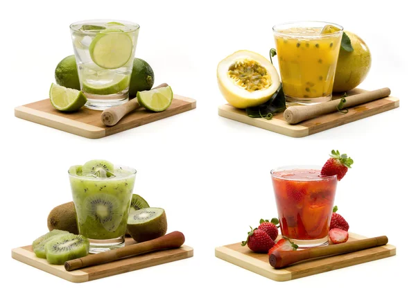 Mojito drinks with fruits — Stock Photo, Image