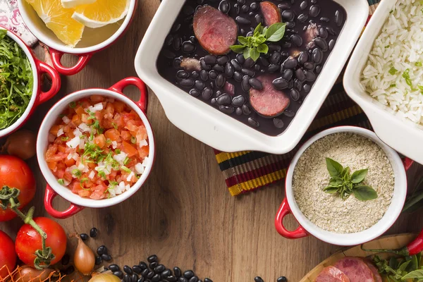 Feijoada hidangan tradisional — Stok Foto