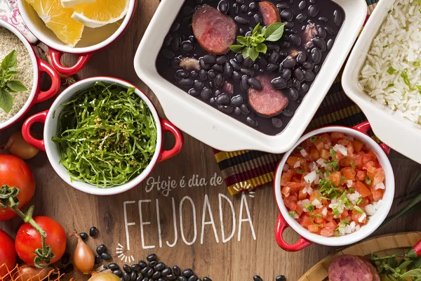 Feijoada традиционное блюдо — стоковое фото