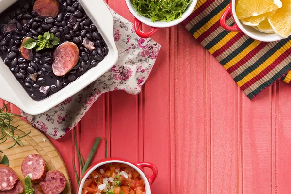 Feijoada tradiční pokrm — Stock fotografie