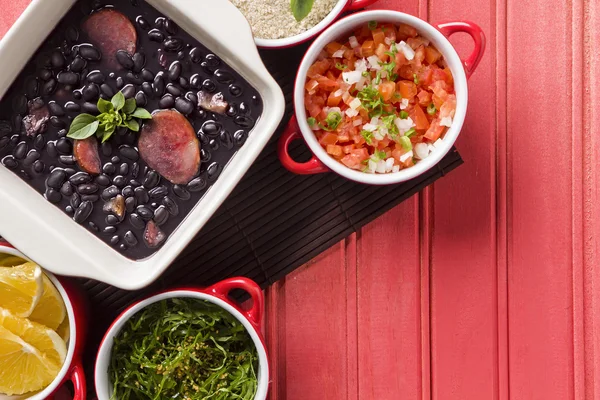 Feijoada prato tradicional — Fotografia de Stock