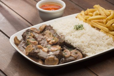 kavrulmuş patates, pirinç