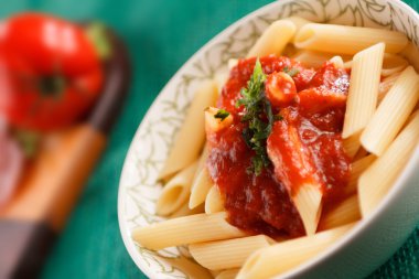 Penne in tomato sauce