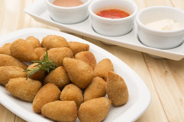 Brazilian deep fried chicken snack — Stock Photo, Image