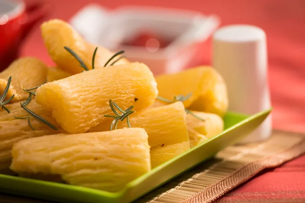 Deep fried cassava root. — Stock Photo, Image