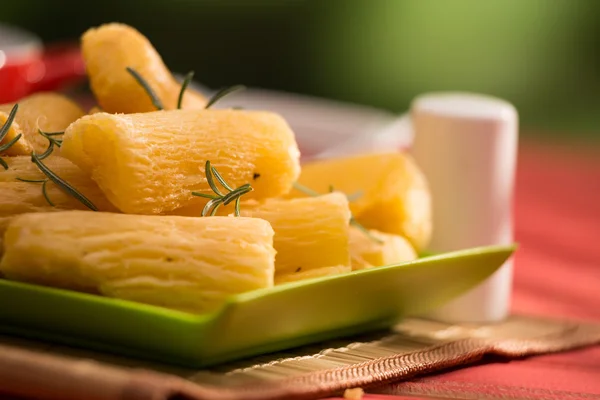 Deep fried cassava root. — Stock Photo, Image