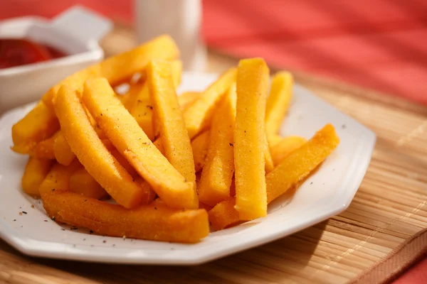 Polenta fries, brazilian dish — Stock Photo, Image