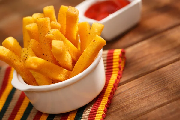 Polenta fritas, plato brasileño — Foto de Stock