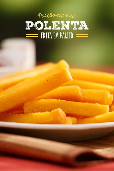 Polenta frita cocina brasileña — Foto de Stock